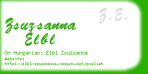 zsuzsanna elbl business card